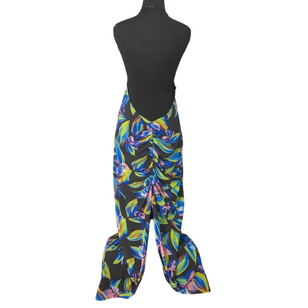 NWT Camila Coelho Maren Maxi Dress REVOLVE XL Tropical Floral Open Back Resort - Image 5