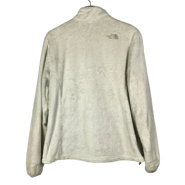 The North Face White Osito Fleece‎ Full Zip Jacket L - Image 2
