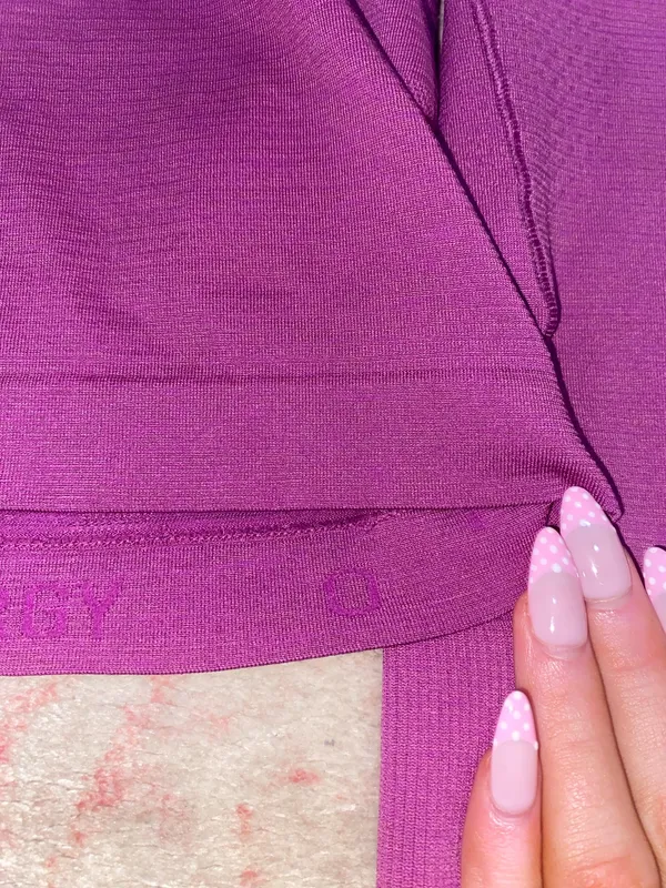 Luxy Lemon Lululemon Purple Swiftly Tech Long Sleeve2.0 - Image 4