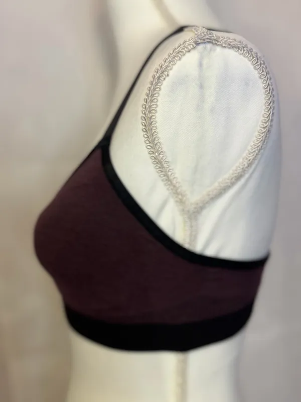 lululemon athletica Plum and Black Support Bralette - Image 3