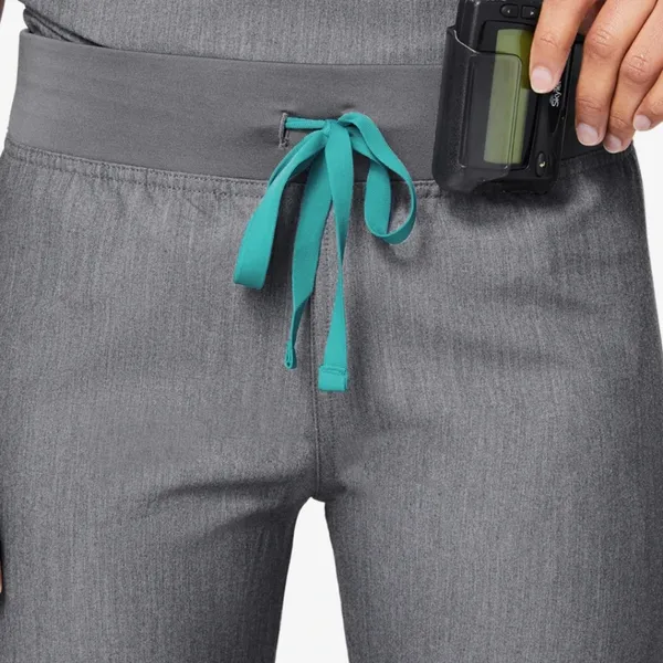 Women's Figs Livingston Scrub Pants Graphite Gray Size Small - Image 2