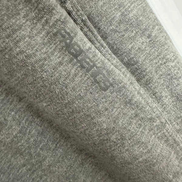 Fabletics Cloud Jersey Joggers Women Small Gray Drawstring Lounge Gym Pockets - Image 3