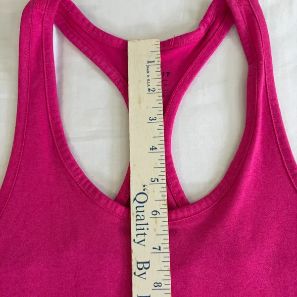 Nike Dri-FIT‎ Womens Racerback Tank Top Pink Training Gym Shirt Small - Image 9