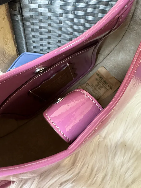 Coach Ergo Bag In Crinkle Patent Coachtopia Leather NWT CQ003 - Image 4