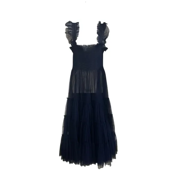 Hill House Home The Collector's Edition Ellie Nap Dress Blue Tulle Smoked Bodice - Image 2