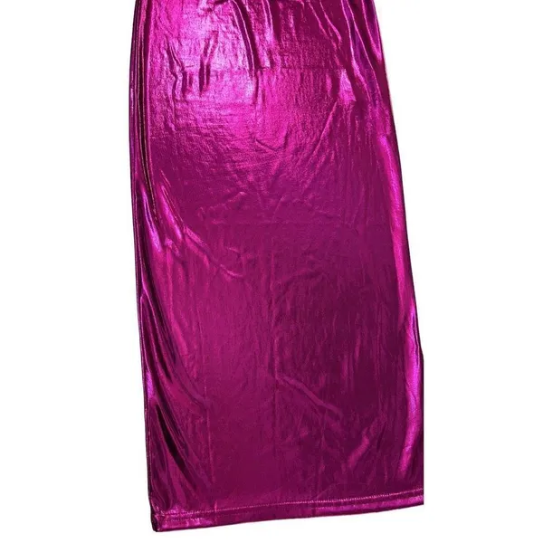 Miami Hot Pink Midi Dress‎ Pink Size M - Image 2
