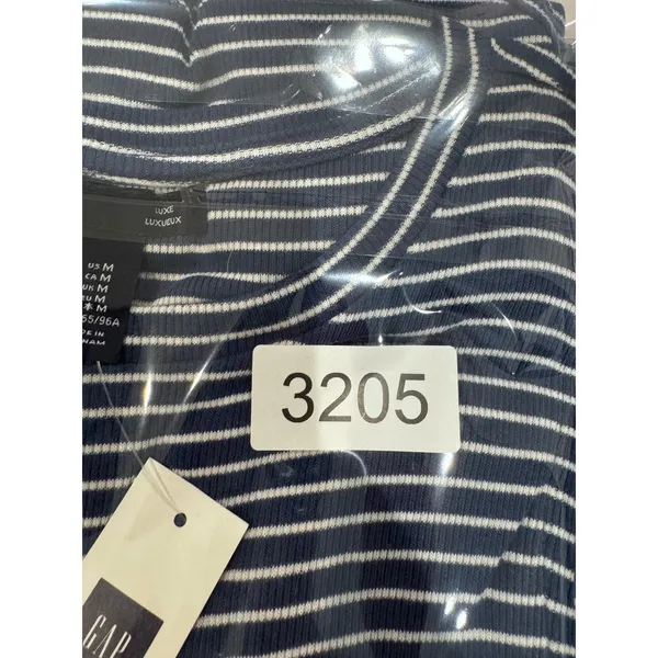 NWT GAP Women Striped Sleeveless Maxi Dress Size M‎ Blue White Tank Style - Image 10