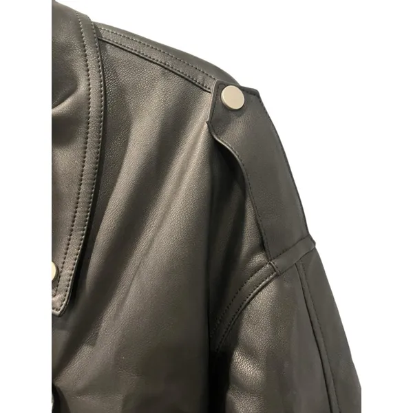 Dolls Kill Current Mood NWT Circuit Breaker Moto Trench Coat Sz XL Vegan Leather - Image 8