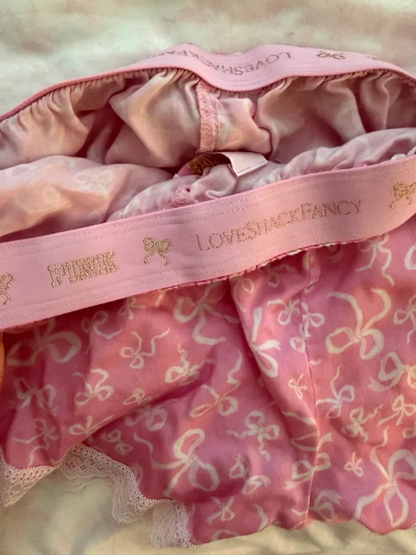 Pink LoveShack Fancy Sleep Shorts - Image 5