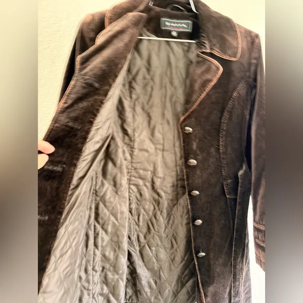 Vintage giacca brand women’s coat bohemian , western chic size small - Image 10