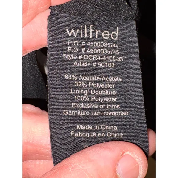 Wilfred Aritzia‎ Gray Mayet crepe moto Jacket Asymmetrical Snap Zipper Cuff - Image 7