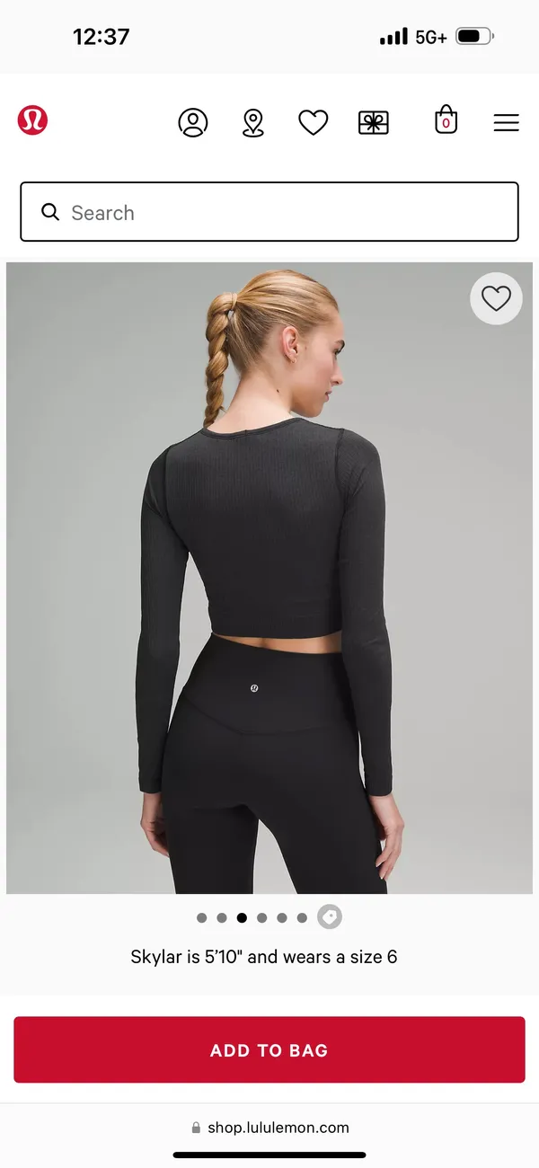 Lululemon Black Ebb To Street - Image 2