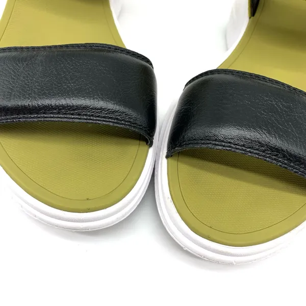 SOREL Explorer Blitz Stride Sandals Olive Green Black White 9 - Image 5