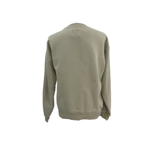 Aritzia Tna CozyAF Fleece Crew Sweatshirt Pullover Sage Green Size Small - Image 6