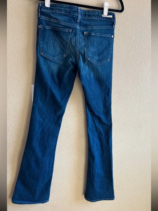 Anthropologie Dark Blue Bootcut Jeans size 27 cowgirl‎ coastal festival casual - Image 4