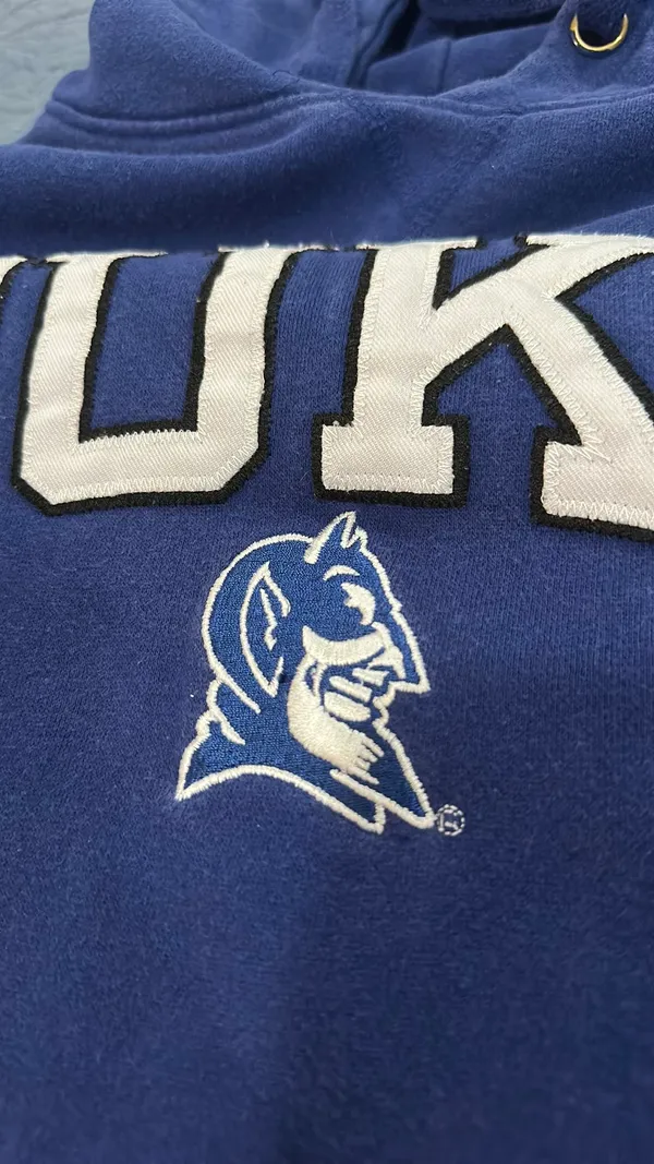 Old Varsity Brand Duke embroidered hoodie - Image 3