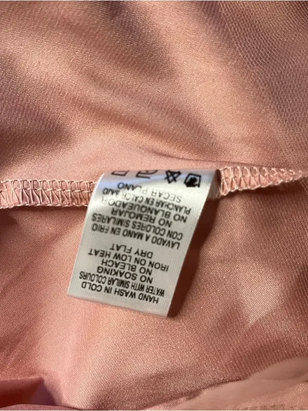 BALTIC BORN Lonnie Tulle Dress Pink Lace Tulle Skirt Fit & Flare Size Medium - Image 9