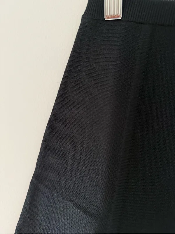 NWT Savage X Fenty Black A Line Mini Skirt Size S - Image 5