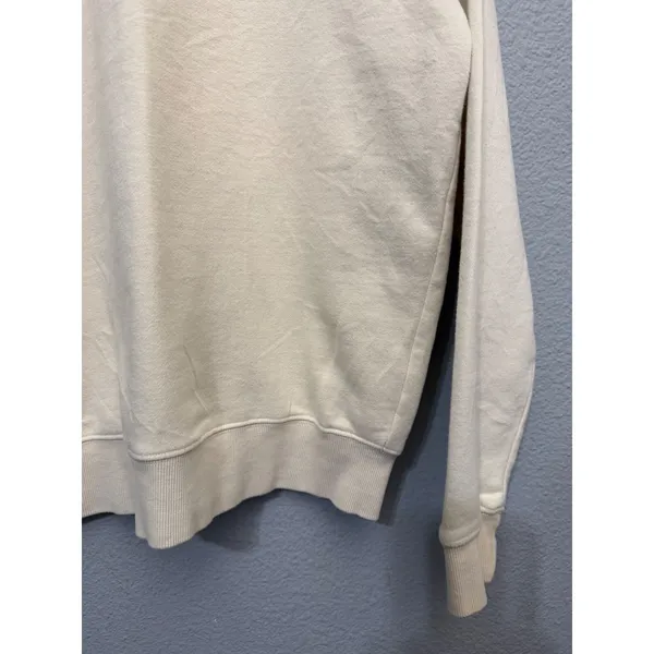 Def Leppard Love Bites Graphic Sweatshirt S Cream Goodie Two Sleeves Oversized - Image 13