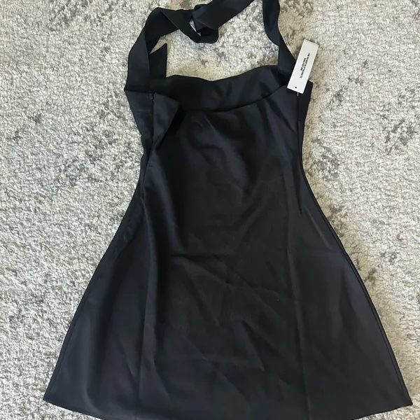 NWT Princess Polly Cabaret Halter Mini Dress Black - Image 6