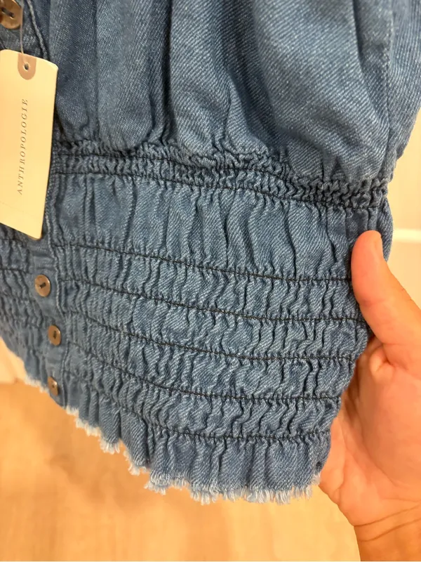NWT Anthropologie Pilcro Ruched Cami Size Small - Image 6