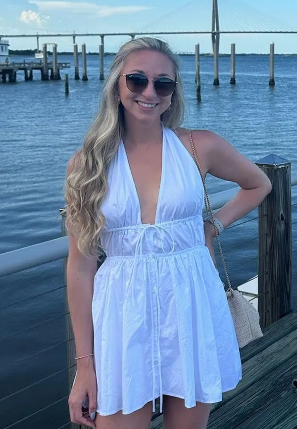 White Halter Dress/Romper - Image 2