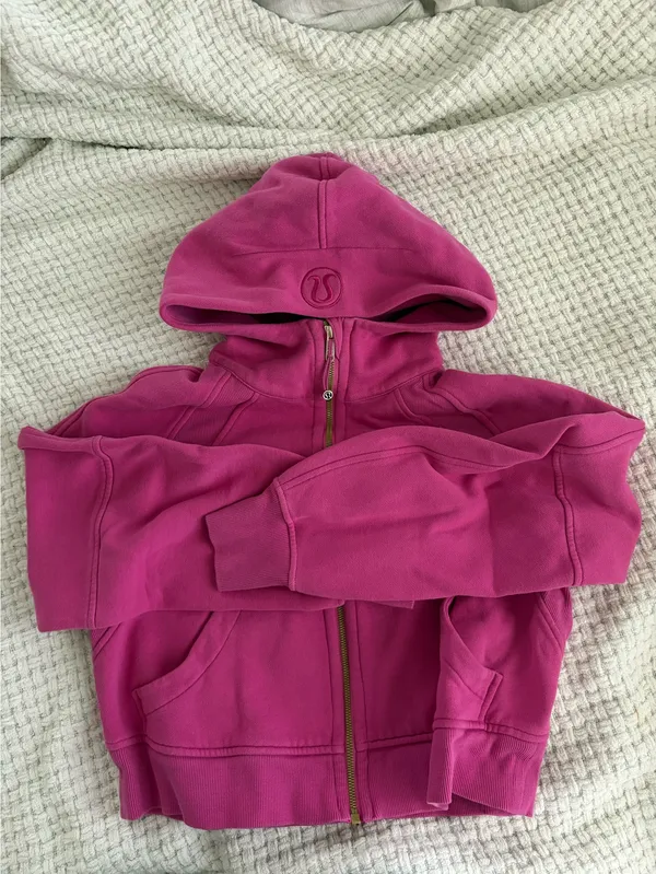 Lululemon Full-Zip Scuba Hot Pink  - Image 3