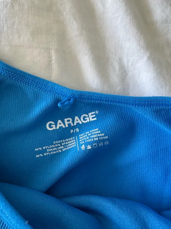 Blue Garage Top Crop - Image 3