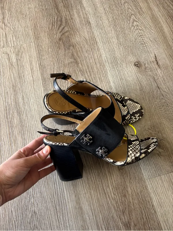 Tory Burch Kira Snakeskin Suede slingback S 8.5 - Image 9