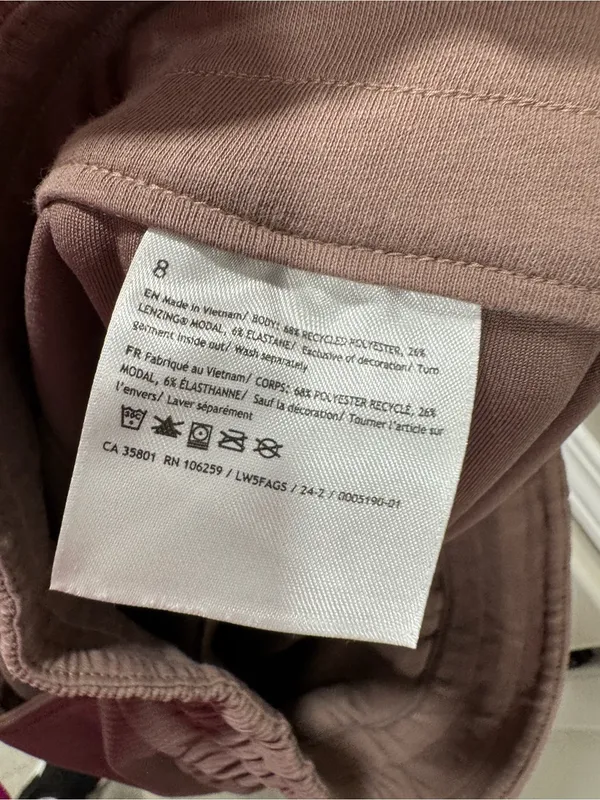 Lululemon Ribbed Softstreme Mid Rise Pant 32” Taupetastic - Image 9