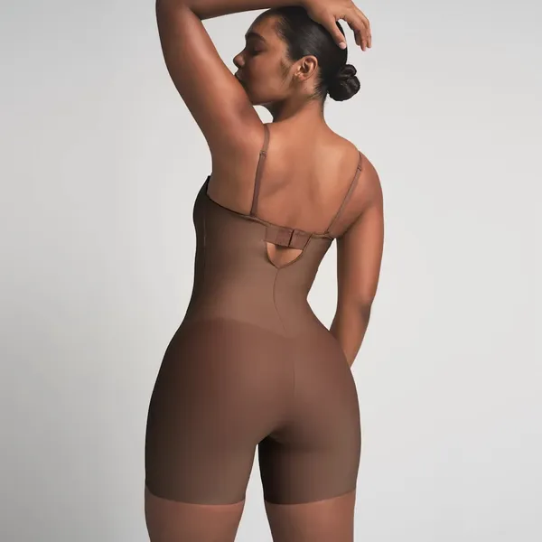 Skims Body zoned underwire mid- thigh bodysuit Small Jasper New Authentic - Image 4