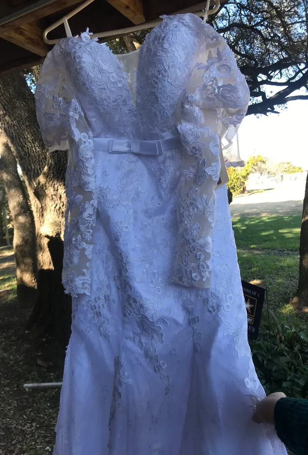 TS Couture Lace Wedding Dress - Image 4