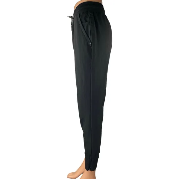 Jaanuu Women's Black Drawstring High Waisted Jogger Medical Scrub Pants Size XS - Image 2