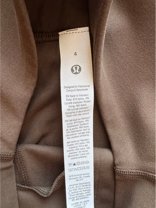 Lululemon Align Jogger High Rise 26” Walnut Crunch Size 4 NWT - Image 6