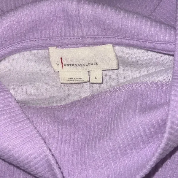 ✨Anthropologie Theresa Tunic Lavender Sz Large Top✨ - Image 6