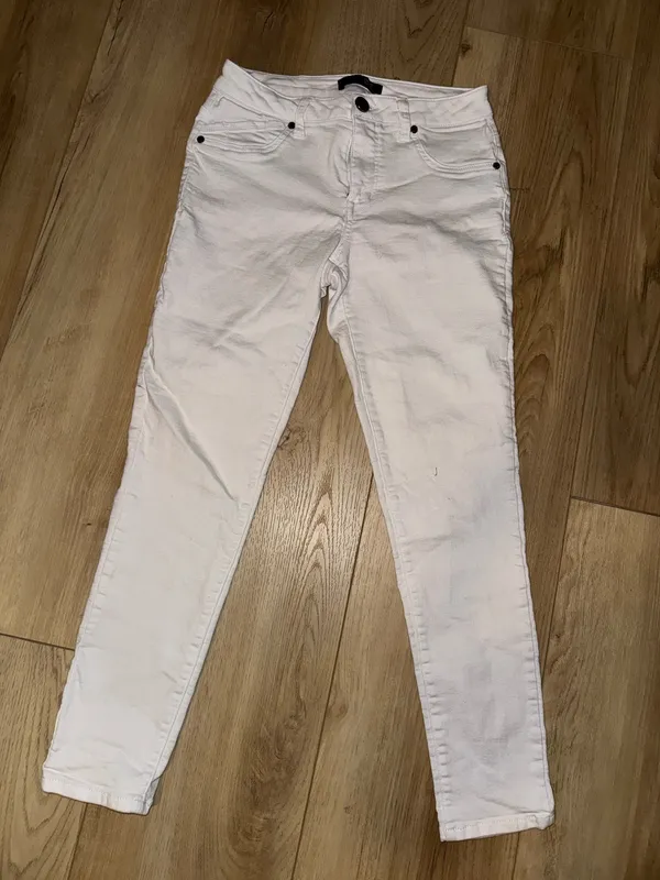 White skinny jeans petite - Image 2