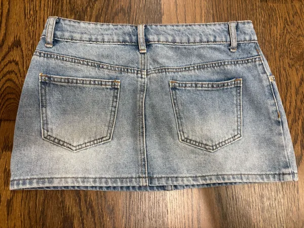 Edikted Denim Mini Skirt - Image 2
