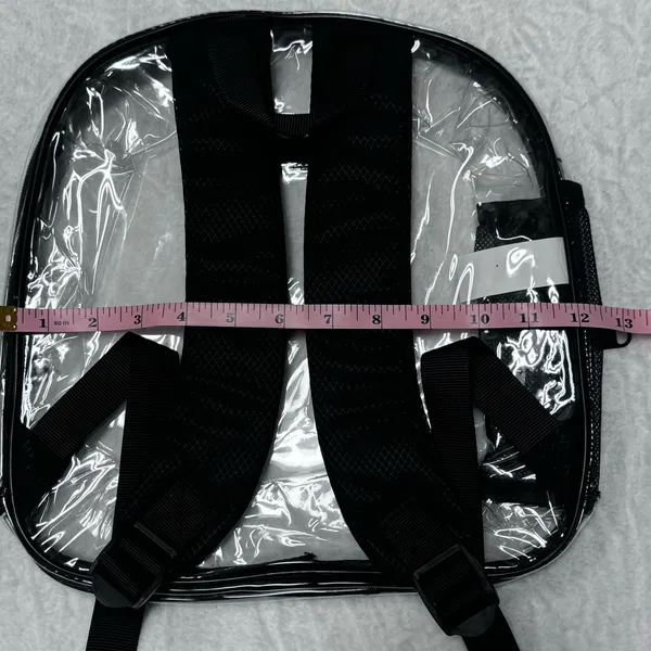 NWT 12x12 clear stadium approved backpack Black - Image 2