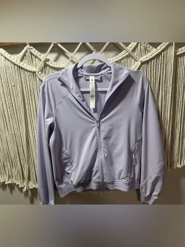 lululemon athletica Lavender Full-Zip scuba windbreaker - Image 5