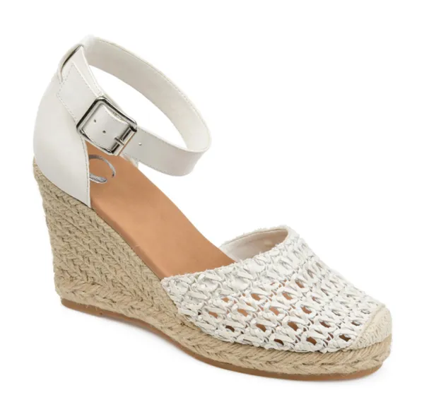 Journee Collection Espadrille Wedge Heels - Image 5