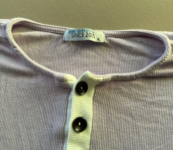 since 2005 Soft Ribbed Henley Top - Image 4