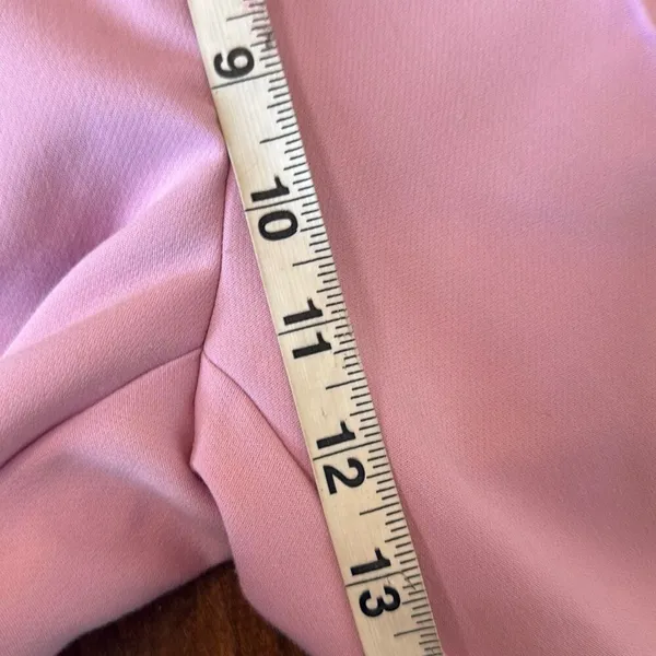Anthropologie Maeve pink seam front trouser pant 4 - Image 9