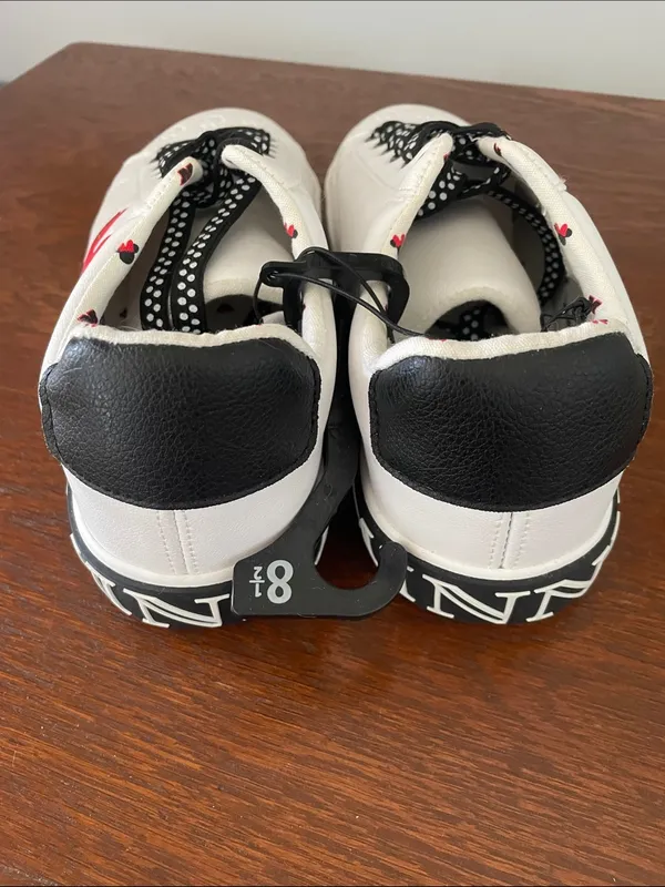 White womens Minnie Mouse sneakers new size 8.5 and 9.5 - Image 4