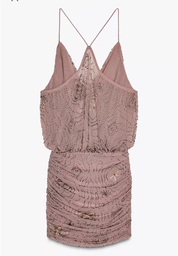 Zara Sequin Mini Dress - Image 4