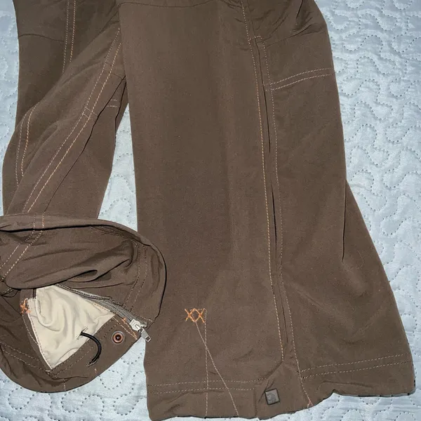 Mountain Hardwear Convertible Corsica Pants Shorts Outdoor hiking brown cargo - Image 7