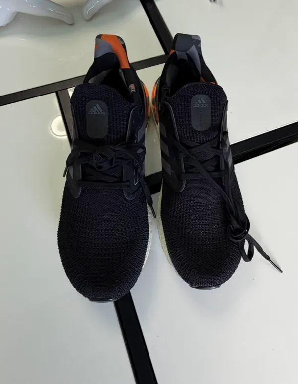 Adidas UltraBoost 20 Primeblue Black Orange Camo - Men's Size 9.5 - Image 7