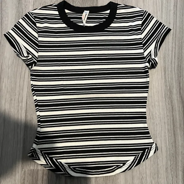 Free People Movement Crop Stripe Top XS - Image 4