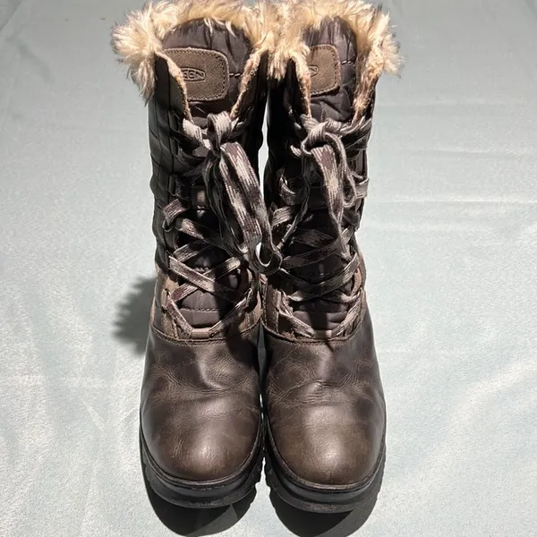 KEEN Tall Wapato Waterproof Lace Up Winter‎ Snow boot Fisherman Core C1 - Image 5