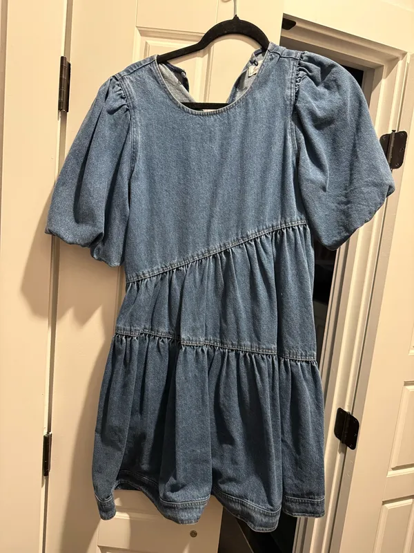 Zoco denim mini dress Blue - Image 2