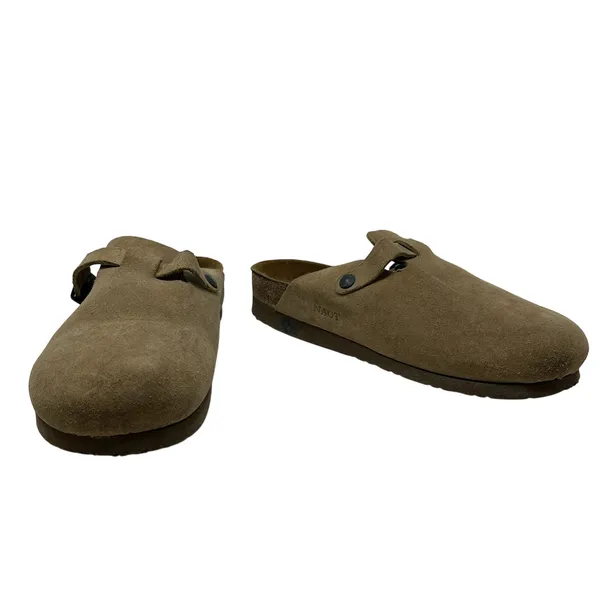 Naot Spring Clog‎ Taupe Suede Backless Tan Beige Size 41 US 10 10.5 - Image 5